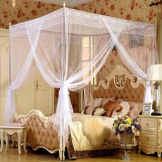 Easy Warm 鋼製方形蚊帳, 白色