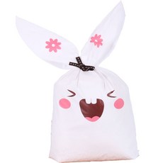 禮品包裝布袋 大型 白色 皺臉款, 1個, 100入