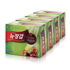 뉴랩 위생장갑, 500개, 4개