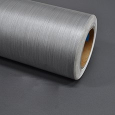 Infeel 金屬風格自黏室內貼膜, 髮絲紋淺銀, 1230mm x 2.5m