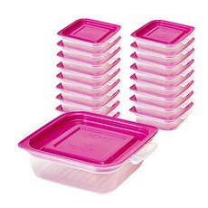 씨밀렉스 쿡밥 전자레인지 냉동밥용기 400ml 랜덤 발송, 18개입