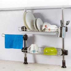 Deco Gallery 支柱式碗盤瀝水架 400, 單一顏色