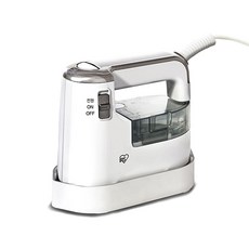 IRIS OHYAMA 迷你蒸汽熨斗, 國稅局-01, 白色的