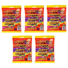 크라운 새콤달콤 4p, 116g, 5개