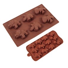 矽膠侏儸紀恐龍造型模具 12格+6格, 單色, 1套