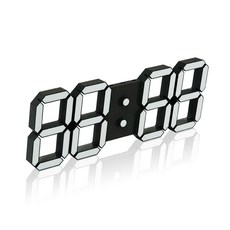 리프팀 3D LED 베이직 벽시계, SF블랙무광