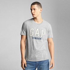 갭 남성용 로고 반팔 크루 넥 티셔츠