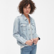 갭 여성용 아이콘 데님 자켓