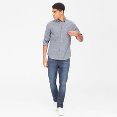 갭 남성용 스트레치 포플린 셔츠