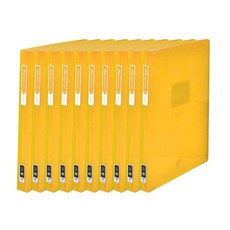 Alpha 鮮豔的彩色芯片清晰文件 40, 黃色, 10入