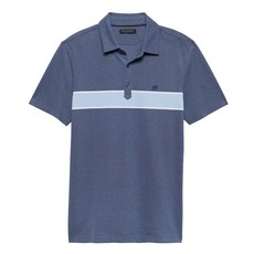 바나나리퍼블릭 남성용 피케 체스트 스트라이프 폴로 티셔츠