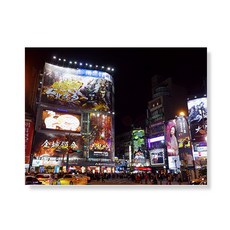 Little Hiker City 帆布畫框 NO5