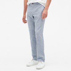 갭 남성용 슬림핏 리넨 카키