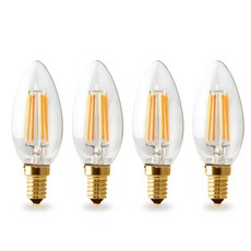 FOCUS 新光 LED COB 型燭台 E14 3.5W, 白光, 4件