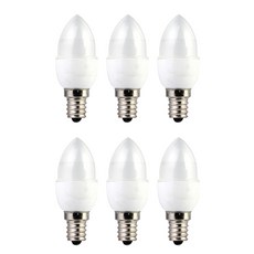 포커스 신광 LED 전구 고추구 불투명 E12 1W 3p, 전구색, 2개입