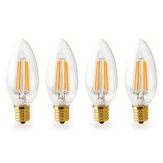 FOCUS 新光 LED COB 型燭台 E17 3.5W, 黃光色, 4件