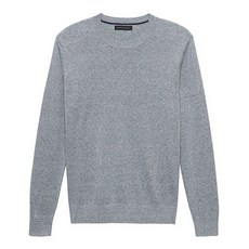 바나나리퍼블릭 남성용 실크 리넨 크루넥 스웨터