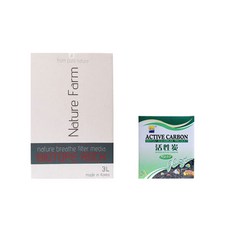 Nature Farm 水質管理過濾器套組 2 BIOTOPE ROCK 3L + 活性炭 300g, 1套