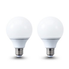 cityo LED球形燈泡 6W, 白光, 2入