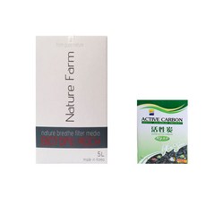 Nature Farm 水質管理過濾器套組 6 BIOTOPE ROCK 5L + 活性炭 500g, 1組