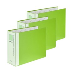 ECO Chungwoon 2孔檔案夾 A4 9*7cm, 淺豆綠, 3片