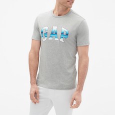 갭 남성용 아치 로고 그래픽 티셔츠 인 저지