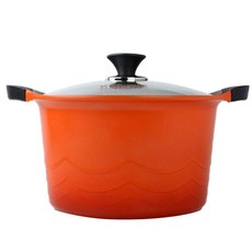 Kitchen-Art 電磁爐適用陶瓷雙耳燉湯鍋, 26cm, 混色