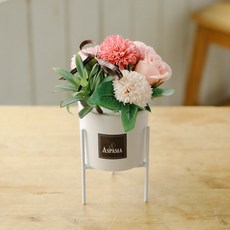 ASPASIA Soap Flower Bernstein 康乃馨 中心裝飾品, 粉色的, 1個