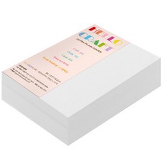 paperculture 厚磅雙面彩色紙 Rainbow Card No30 雪白色, B6, 240張