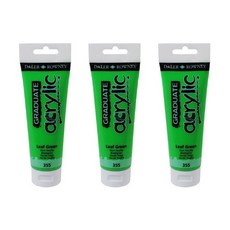 DALERROWNEY 丙烯顏料 355 葉綠 3p, 120毫升, 1 種顏色