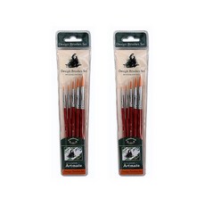 Artmate 細毛筆 300A 5支組, 1號, 2號, 3號, 4號, 5號, 2套