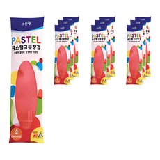 CLEANWRAP 粉彩橡膠手套 Small Small (S), 橘色, 10包, 小(S)
