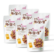 Iprom 孩童太陽月亮星星造型穀物餅乾, 糙米口味, 30g, 6包