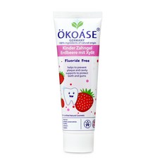 OKOASE 無氟牙膏 草莓味, 1組, 50ml