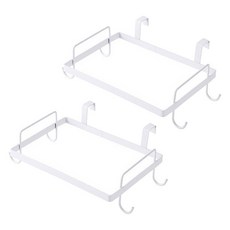 門掛勾 袋子掛架, 白色, 2個