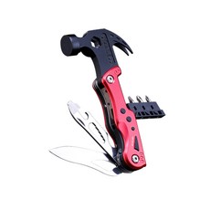 CANBERRA 不銹鋼多功能錘, 紅色的