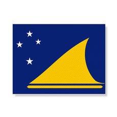 리틀하이커 NationalFlag 캔버스 프린팅 액자 NO190 토켈라우