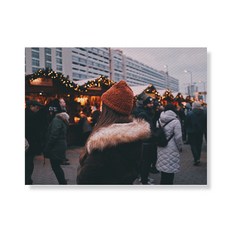 Little Hiker 城市帆布印刷畫框 NO170