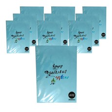 칠성 캘리 서예용 색화선지 하늘 40p, 10개입