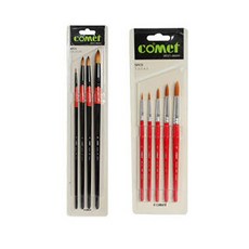 彗星水彩畫筆 4支組+320細畫筆 5支組, 1套