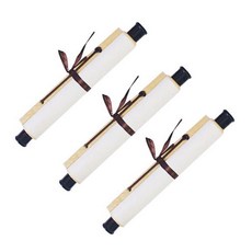 七星 作品用掛軸 33 x 110 cm, 3入