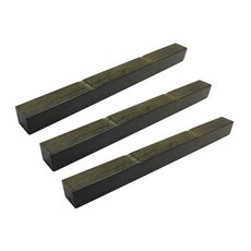 Chilsungdang 書法用高級木製文鎮 25 x 25 x 300 mm, 3入