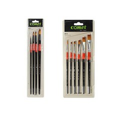 彗星水彩畫筆 4支組+948水彩畫筆 6支組, 1套