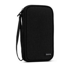 부나 이마켓 멀티포켓 디지털 파우치 BN-E003, 블랙, 1개