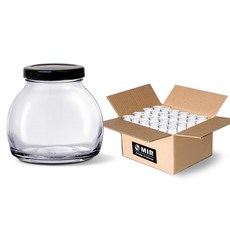 mir B橢圓瓶 500 440ml IS500 + 收縮膜 + PSP密封墊片, 18套