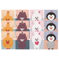 TOCTOC 花式動物雙胞胎文具套組 4, 混色, 3套