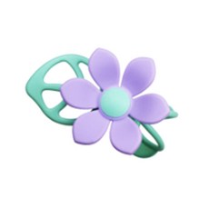 Kokkonori Chuchu-Bloom 帶式出牙機, 紫色, 1個