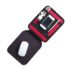 Happy Trading Living Pop 多功能收納支架與滑鼠墊 L, 1個, 紅色