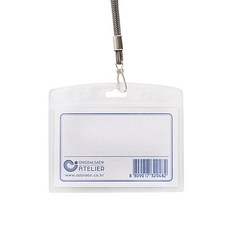 옹달샘 橫式出入名牌 85 x 54 mm, 灰色, 40入