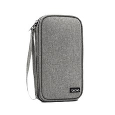 부나 이마켓 멀티포켓 디지털 파우치, 그레이, 1개